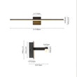 Load image into Gallery viewer, Farmhouze Light-Minimalist 1-Light Linear Dimmable LED Vanity Wall Lamp-Wall Sconce-White-
