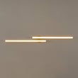 Load image into Gallery viewer, Farmhouze Light - Minimalist 2 - Light Linear Dimmable LED Semi Flush Wall Light - Wall Sconce - 47in/Brass/3CCT - 

