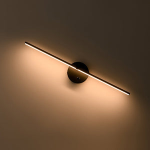 Farmhouze Light - Minimalist Dimmable LED Linear Vanity Wall Sconce - Wall Sconce - Black - 