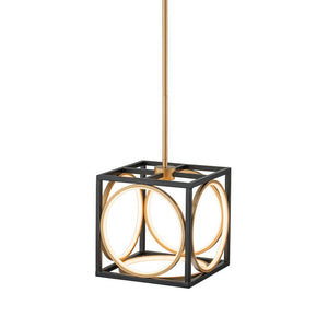 Farmhouze Light - Minimalist Dimmable LED Square Cage Pendant Light - Pendant - 9.6 in - 