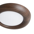 Load image into Gallery viewer, Farmhouze Light-Minimalist Farmhouse Dimmable LED Faux Wood Halo Ceiling Light-Ceiling Light-Walnut-
