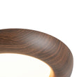 Load image into Gallery viewer, Farmhouze Light-Minimalist Farmhouse Dimmable LED Faux Wood Halo Ceiling Light-Ceiling Light-Walnut-
