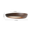 Load image into Gallery viewer, Farmhouze Light-Minimalist Farmhouse Dimmable LED Faux Wood Halo Ceiling Light-Ceiling Light-Walnut-
