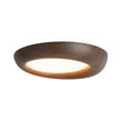 Load image into Gallery viewer, Farmhouze Light-Minimalist Farmhouse Dimmable LED Faux Wood Halo Ceiling Light-Ceiling Light-Walnut-

