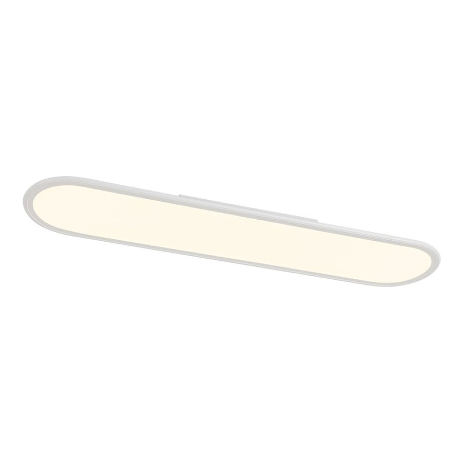 Farmhouze Light - Minimalist Linear White Oblong Dimable LED Ceiling Light - Ceiling Light - 35.4 in - 