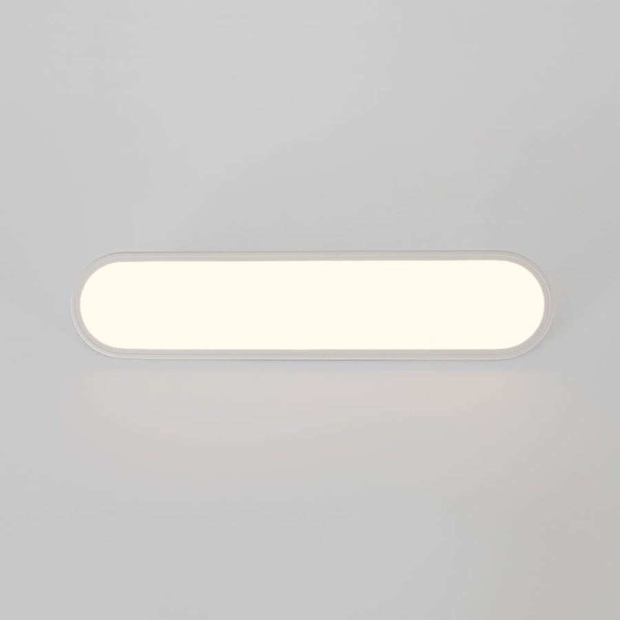 Farmhouze Light - Minimalist Linear White Oblong Dimable LED Ceiling Light - Ceiling Light - 35.4 in - 