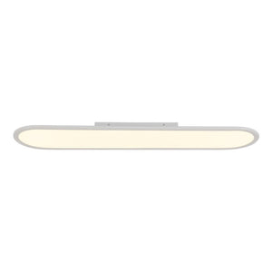 Farmhouze Light - Minimalist Linear White Oblong Dimable LED Ceiling Light - Ceiling Light - 35.4 in - 