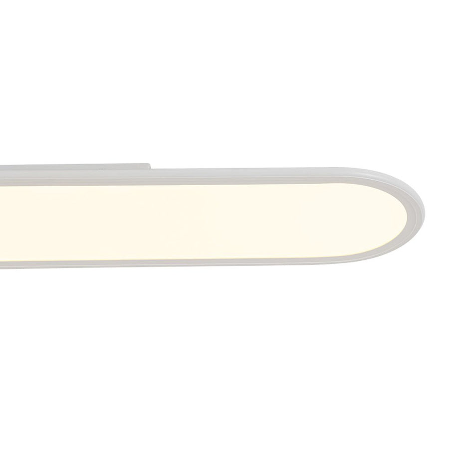 Farmhouze Light - Minimalist Linear White Oblong Dimable LED Ceiling Light - Ceiling Light - 35.4 in - 