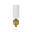 Load image into Gallery viewer, Farmhouze Light-Modern 1-Light Linen Cylinder Brass Vanity Wall Sconce-Wall Sconce-2 Packs-

