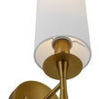 Load image into Gallery viewer, Farmhouze Light-Modern 1-Light Linen Cylinder Brass Vanity Wall Sconce-Wall Sconce-2 Packs-
