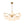 Load image into Gallery viewer, Farmhouze Light - Modern 12 - Light White Glass Globe Bubble Sputnik Ceiling Light - Ceiling Light - Brass - 
