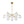 Load image into Gallery viewer, Farmhouze Light - Modern 12 - Light White Glass Globe Bubble Sputnik Ceiling Light - Ceiling Light - Brass - 
