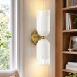 Load image into Gallery viewer, Farmhouze Light-Modern 2-Light Dual Conical Up and Down Vanity Wall Lamp-Wall Sconce-1 Pack-
