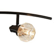 Load image into Gallery viewer, Farmhouze Light - Modern 6 - Light Branched Linear Crystal Spotlight Track Light - Ceiling Light - Black - 
