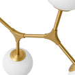 Load image into Gallery viewer, Farmhouze Light-Modern 6-Light Brass Frosted Glass Globe Branched Chandelier-Chandelier-Brass-
