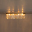 Load image into Gallery viewer, Farmhouze Light-Modern Brass Tiered Textured Glass Linear Island Flush Mount-Ceiling Light-25.6 in-
