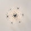 Load image into Gallery viewer, Farmhouze Light - Modern Crystal Floral Firework Starburst Semi Flush Mount - Ceiling Light - Chrome - 

