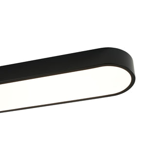 Farmhouze Light - Modern Dimmable LED Minimalism Oval Flush Mount Light - Ceiling Light - White - 