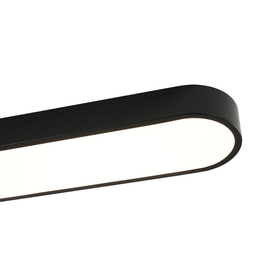 Farmhouze Light - Modern Dimmable LED Minimalism Oval Flush Mount Light - Ceiling Light - White - 