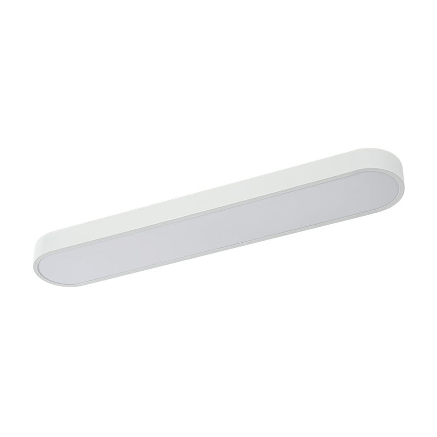 Farmhouze Light - Modern Dimmable LED Minimalism Oval Flush Mount Light - Ceiling Light - White - 