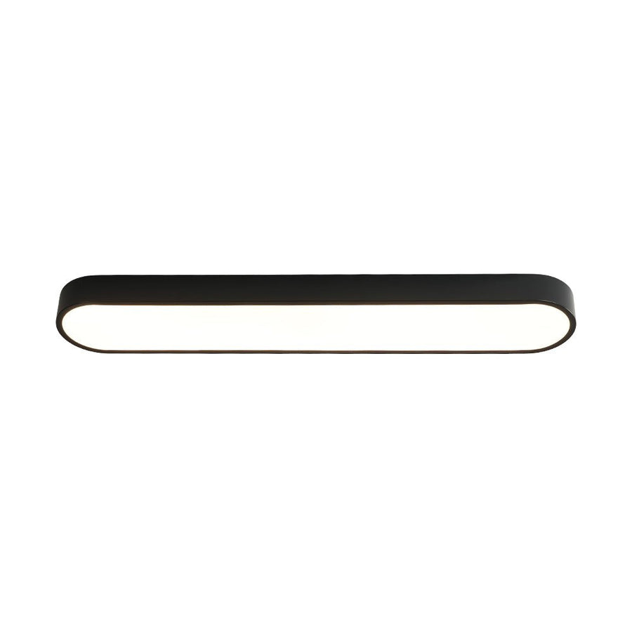 Farmhouze Light - Modern Dimmable LED Minimalism Oval Flush Mount Light - Ceiling Light - White - 