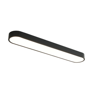 Farmhouze Light - Modern Dimmable LED Minimalism Oval Flush Mount Light - Ceiling Light - White - 