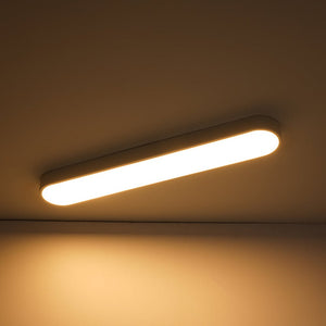 Farmhouze Light - Modern Dimmable LED Minimalism Oval Flush Mount Light - Ceiling Light - White - 