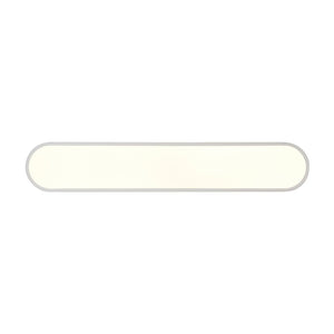 Farmhouze Light - Modern Dimmable LED Minimalism Oval Flush Mount Light - Ceiling Light - White - 