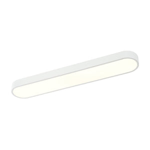 Farmhouze Light - Modern Dimmable LED Minimalism Oval Flush Mount Light - Ceiling Light - White - 