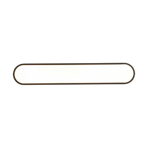 Farmhouze Light - Modern Dimmable LED Minimalism Oval Flush Mount Light - Ceiling Light - White - 