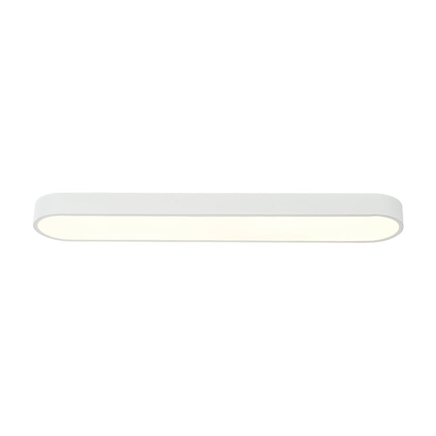 Farmhouze Light - Modern Dimmable LED Minimalism Oval Flush Mount Light - Ceiling Light - White - 