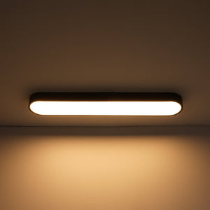 Farmhouze Light - Modern Dimmable LED Minimalism Oval Flush Mount Light - Ceiling Light - White - 
