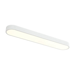 Farmhouze Light - Modern Dimmable LED Minimalism Oval Flush Mount Light - Ceiling Light - White - 
