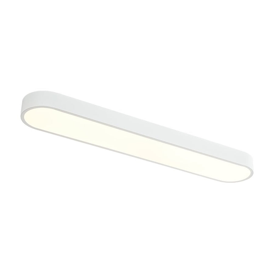Farmhouze Light - Modern Dimmable LED Minimalism Oval Flush Mount Light - Ceiling Light - White - 