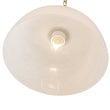 Load image into Gallery viewer, Farmhouze Light - Modern Elegant Brass Single Glossy Milk Cloudy Glass Pendant Light - Pendant - Brass - 
