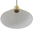 Load image into Gallery viewer, Farmhouze Light-Modern Farmhouse 1-Light Brass Metal Cone Shade Pendant-Pendant-1 Pack-
