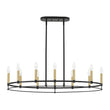 Load image into Gallery viewer, Farmhouze Light - Modern Farmhouse 12 - Light Candle Oblong Island Chandelier - Chandelier - 12 Bulbs - 
