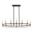 Load image into Gallery viewer, Farmhouze Light - Modern Farmhouse 12 - Light Candle Oblong Island Chandelier - Chandelier - 12 Bulbs - 
