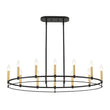 Load image into Gallery viewer, Farmhouze Light - Modern Farmhouse 12 - Light Candle Oblong Island Chandelier - Chandelier - 12 Bulbs - 
