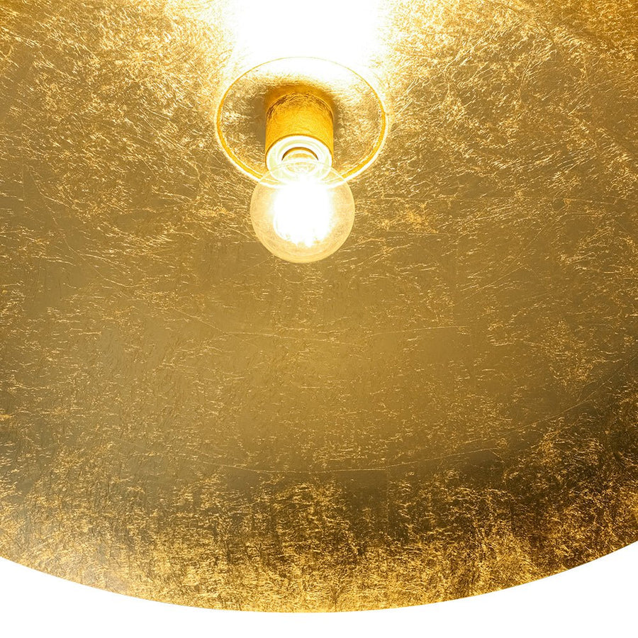 Farmhouze Light - Modern Farmhouse Black Saucer Oversized Dome Pendant - Chandelier - 30.7 in - 