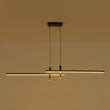 Load image into Gallery viewer, Farmhouze Light-Modern Farmhouse Dimmable LED Linear Kitchen Island Pendant-Chandelier-Black-
