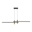 Load image into Gallery viewer, Farmhouze Light-Modern Farmhouse Dimmable LED Linear Kitchen Island Pendant-Chandelier-Black-
