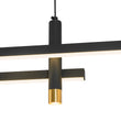 Load image into Gallery viewer, Farmhouze Light-Modern Farmhouse Dimmable LED Linear Kitchen Island Pendant-Chandelier-Black-
