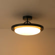 Load image into Gallery viewer, Farmhouze Light-Modern Farmhouse Round Frisbee Dimmable LED Ceiling Light-Ceiling Light-Black-
