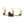 Load image into Gallery viewer, Farmhouze Light - Modern Gold Opal Glass Shade 3 - Light Vanity Lamp - Wall Sconce - Black - 
