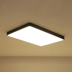 Farmhouze Light - Modern Large Rectangular Dimmable LED Ceiling Light - Ceiling Light - Grey - 