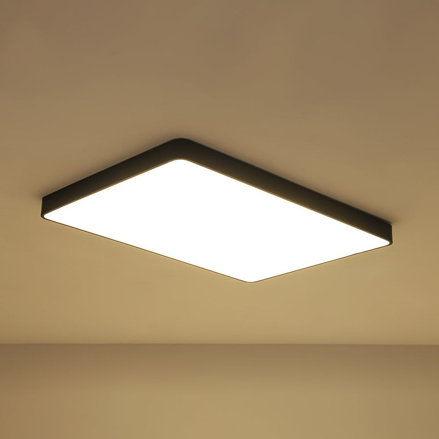 Farmhouze Light - Modern Large Rectangular Dimmable LED Ceiling Light - Ceiling Light - Grey - 