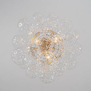 Farmhouze Light - Modern Luxe Brass Water Glass Globe Bubble Chandelier - Chandelier - 8 - Light - 