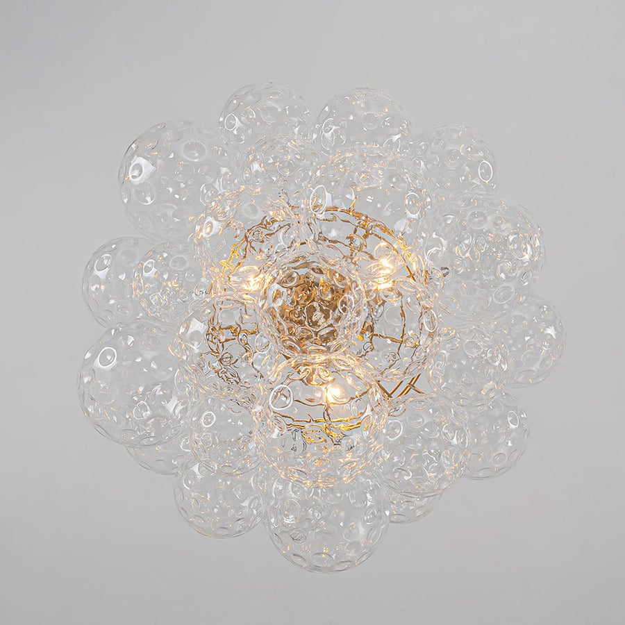 Farmhouze Light - Modern Luxe Brass Water Glass Globe Bubble Chandelier - Chandelier - 8 - Light - 