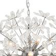 Load image into Gallery viewer, Farmhouze Light - Modern Luxury Crystal Floral Round Firework Starburst Chandelier - Chandelier - Chrome - 

